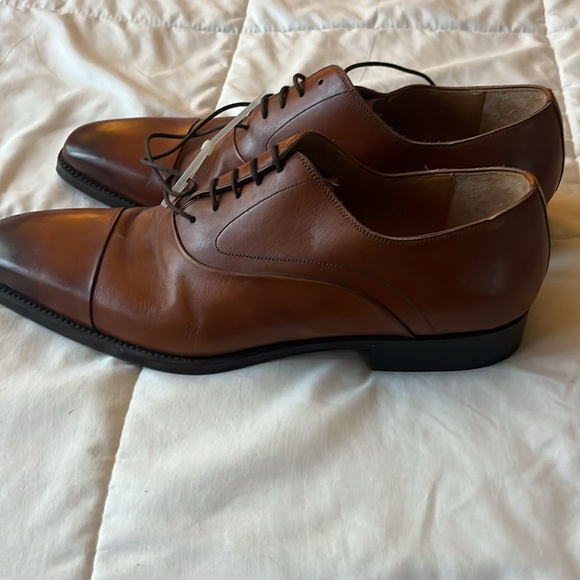 MAGNANNI Antiqued Brown Cap Toe Oxford Shoes 
US 12 M Saffron 15959- preowned - Picture 4 of 5